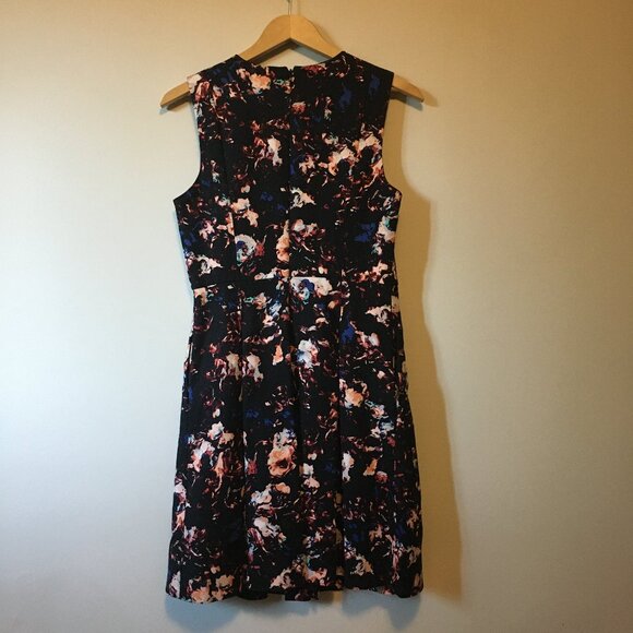 RW&CO. Box Pleated Fit & Flare Scuba Party Dress - Picture 2 of 15